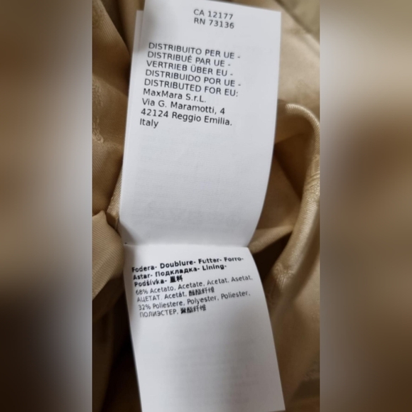 AUTHENTIC Max Mara Teddy Bomber 0 - Picture 9 of 12